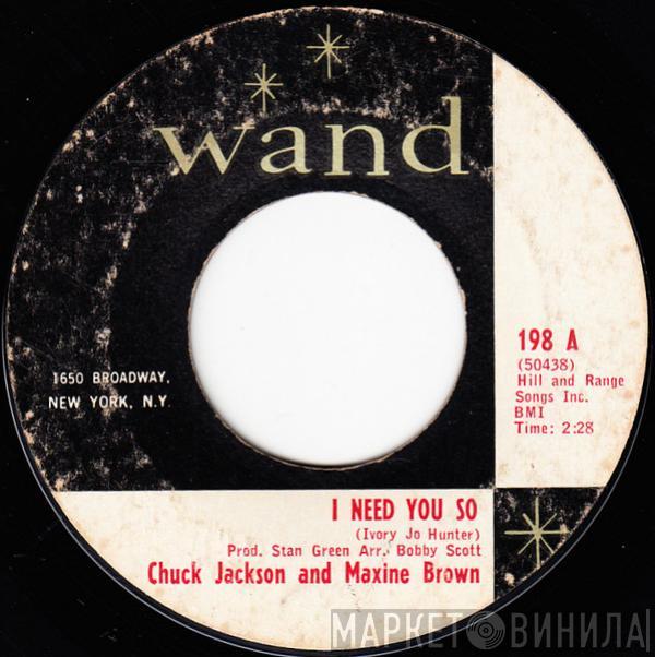 Chuck Jackson, Maxine Brown - I Need You So