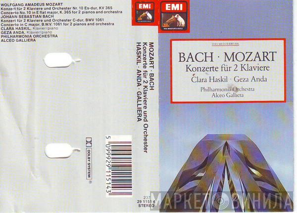 , Clara Haskil , Géza Anda , Alceo Galliera  Philharmonia Orchestra  - Bach - Mozart - Konzerte Für 2 Klaviere