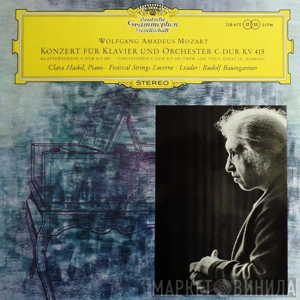 , Clara Haskil  Wolfgang Amadeus Mozart  - Konzert Für Klavier Und Orchester C-Dur KV 415
