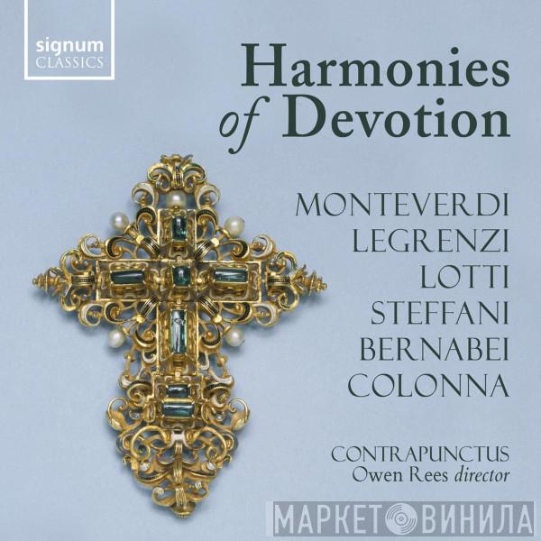 Claudio Monteverdi, Giovanni Legrenzi, Antonio Lotti, Agostino Steffani, Ercole Bernabei, Giovanni Paolo Colonna, Contrapunctus , Owen Rees  - Harmonies Of Devotion