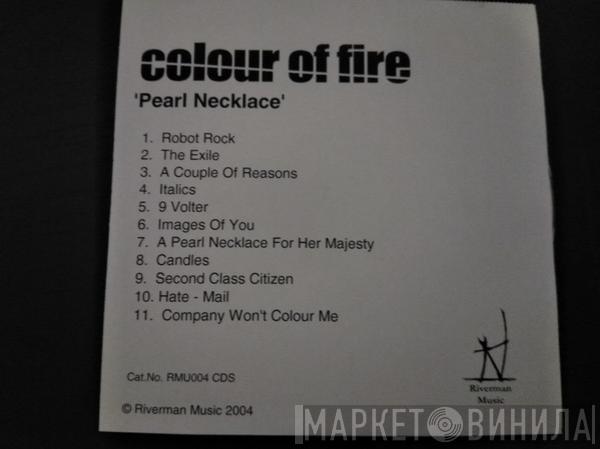 Colour of Fire - Pearl Necklace