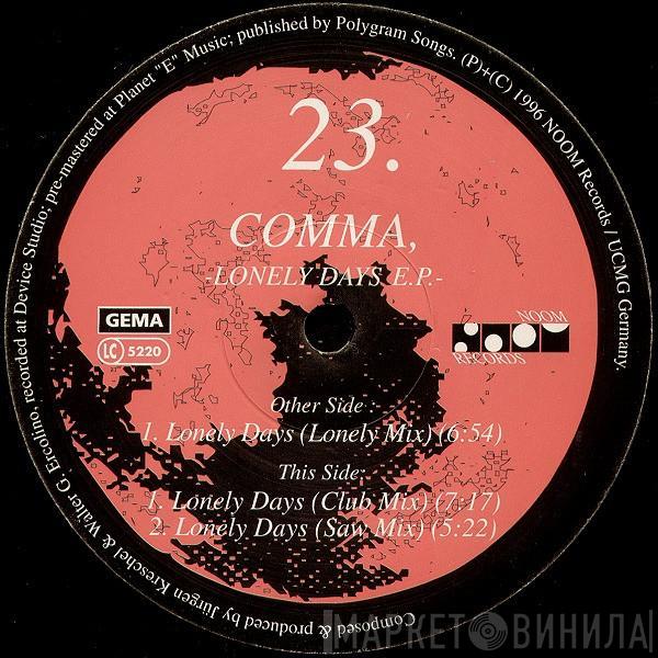 Comma - Lonely Days E.P.