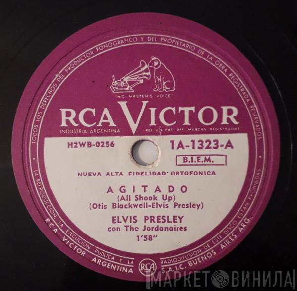 Con Elvis Presley  The Jordanaires  - Agitado = All Shook Up / Es Entonces Cuando Comienzan Las Penas = That's When Your Heartaches Begin