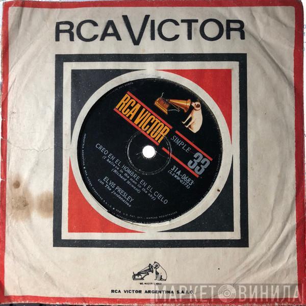 Con Elvis Presley  The Jordanaires  - Creo En El Hombre En EL Cielo = I Believe In The Man In The Sky