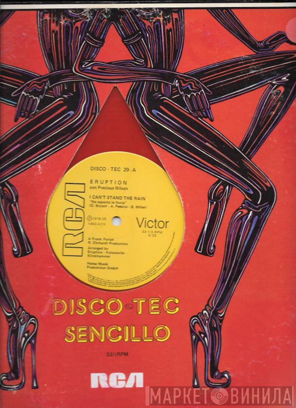 Con Eruption   Precious Wilson  - I Can't Stand The Rain = No Soporto La Lluvia
