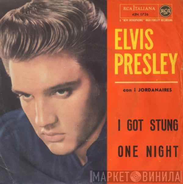 Con I Elvis Presley  The Jordanaires  - I Got Stung / One Night