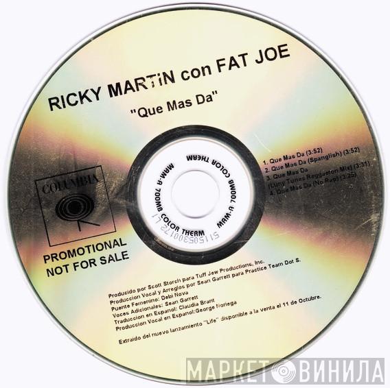 Con Ricky Martin  Fat Joe  - Que Mas Da