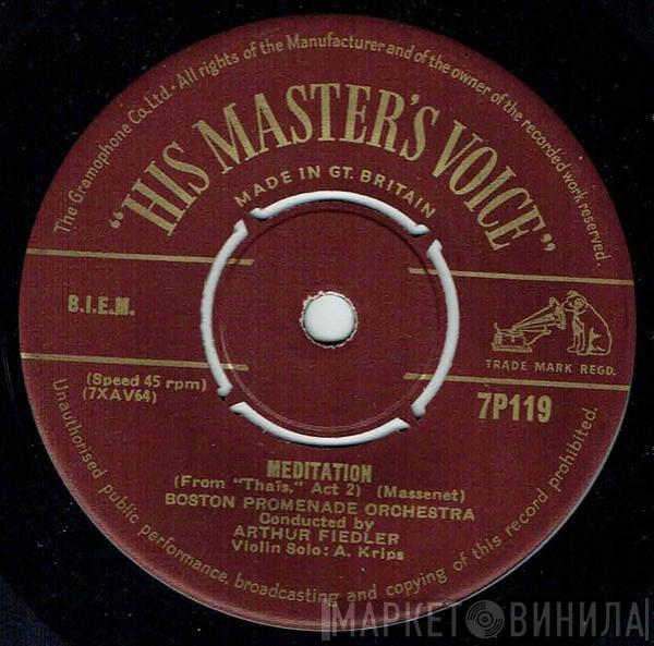 Conducted By Boston Promenade Orchestra , Arthur Fiedler  Alfred Krips  - Meditation