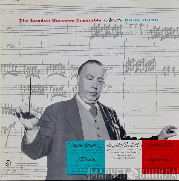 Conducted By London Baroque Ensemble Play Karl Haas , Tomaso Albinoni , Giuseppe Tartini , Giovanni Battista Pergolesi , Antonio Vivaldi  Alessandro Scarlatti  - Albinoni. Tartini. Pergolesi. Vivaldi. Scarlatti.