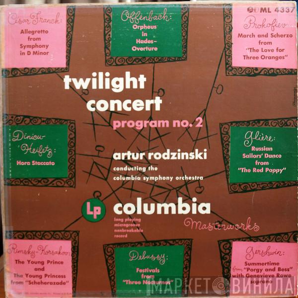 Conducting Artur Rodzinski  Columbia Symphony Orchestra  - Twilight Concert - Program No. 2