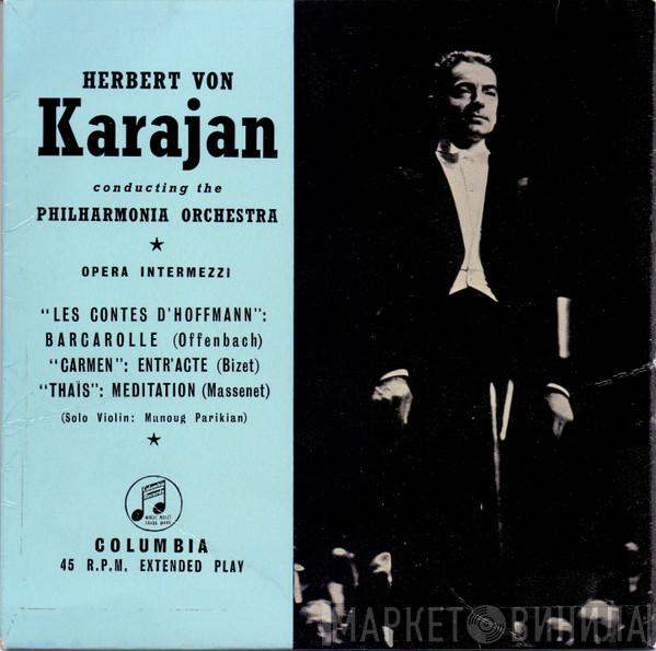 Conducting The Herbert von Karajan  Philharmonia Orchestra  - Opera Intermezzi