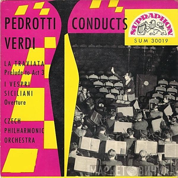 Conducts Antonio Pedrotti , Giuseppe Verdi  The Czech Philharmonic Orchestra  - La Traviata, Prelude To Act 3  / I Vespri Siciliani, Overture