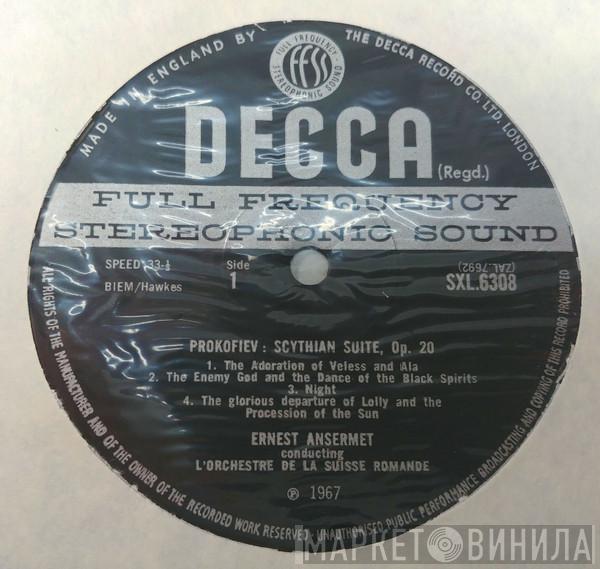Conducts Ernest Ansermet , Sergei Prokofiev  L'Orchestre De La Suisse Romande  - Scythian Suite ∙ The Prodigal Son