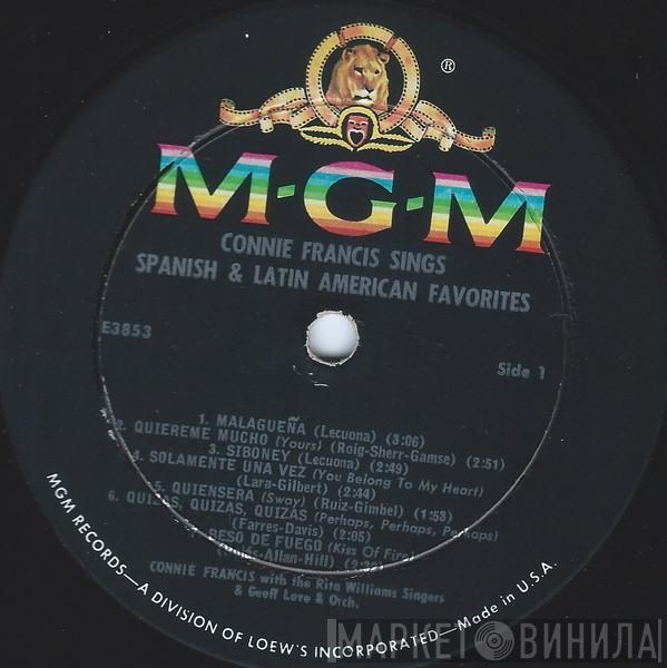  Connie Francis  - Sings Spanish & Latin American Favorites
