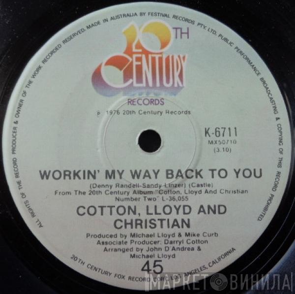 Cotton, Lloyd & Christian  - Crying In The Rain