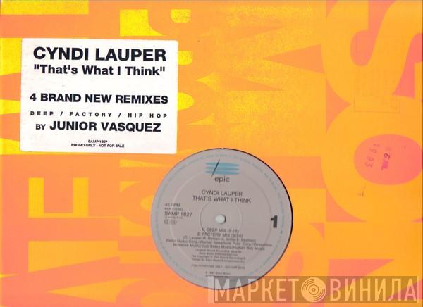  Cyndi Lauper  - That's What I Think