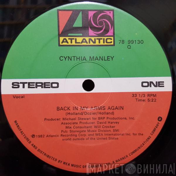  Cynthia Manley  - Back In My Arms Again