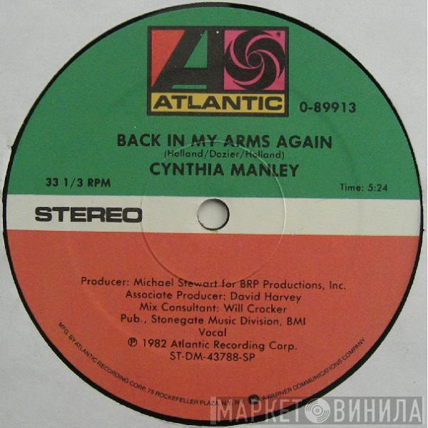  Cynthia Manley  - Back In My Arms Again