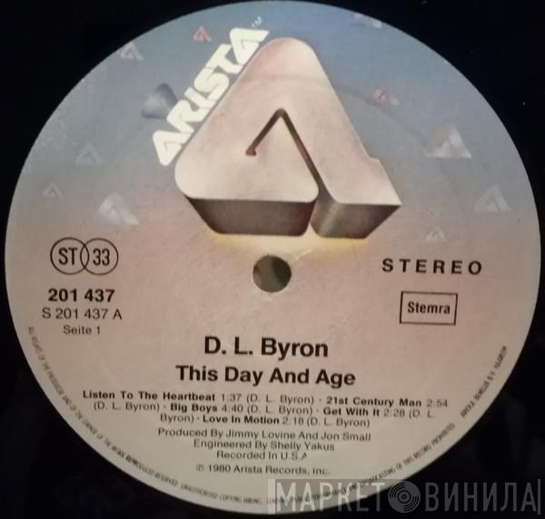 D.L. Byron  - This Day And Age