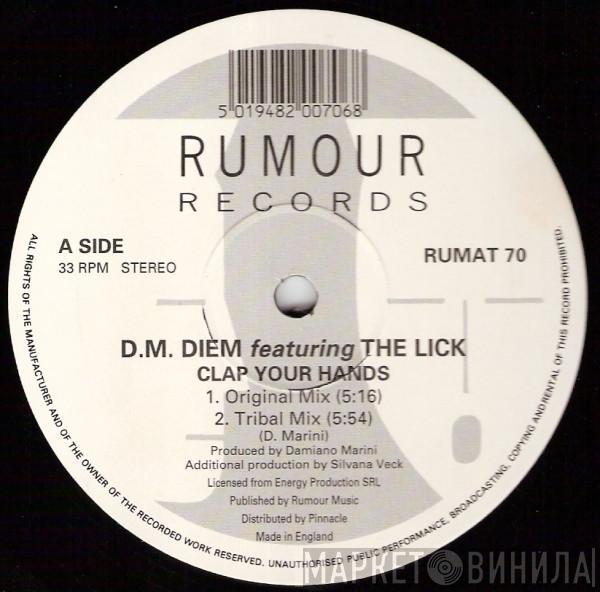 D M Diem, The Lick - Clap Your Hands