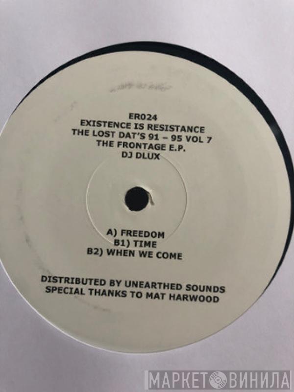 DJ D Lux - Lost Dats 91 - 95 Vol 7 The Frontage E.P.