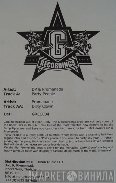 DJ DP Promenade  - Party People / Dirty Clown