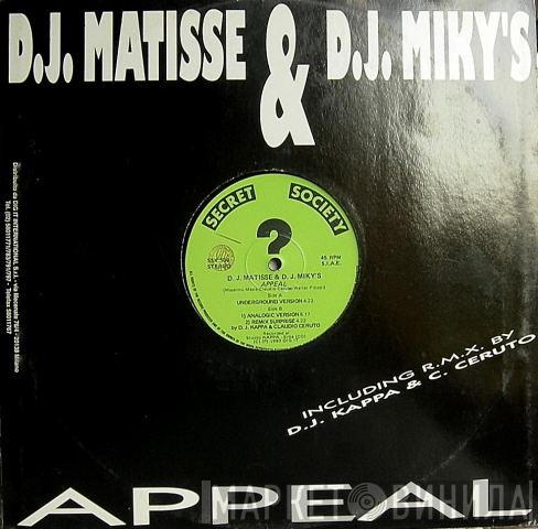 DJ Matisse , Miki Giorgi - Appeal