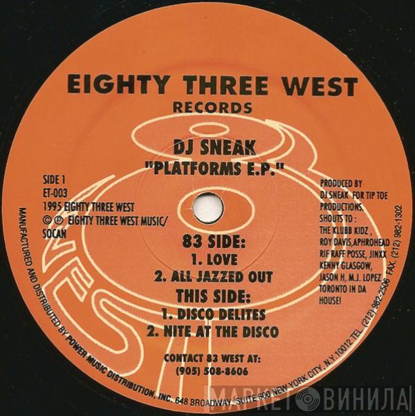 DJ Sneak - Platforms E.P.