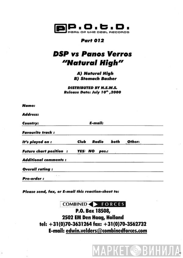 DSP , Panos Verros - Natural High