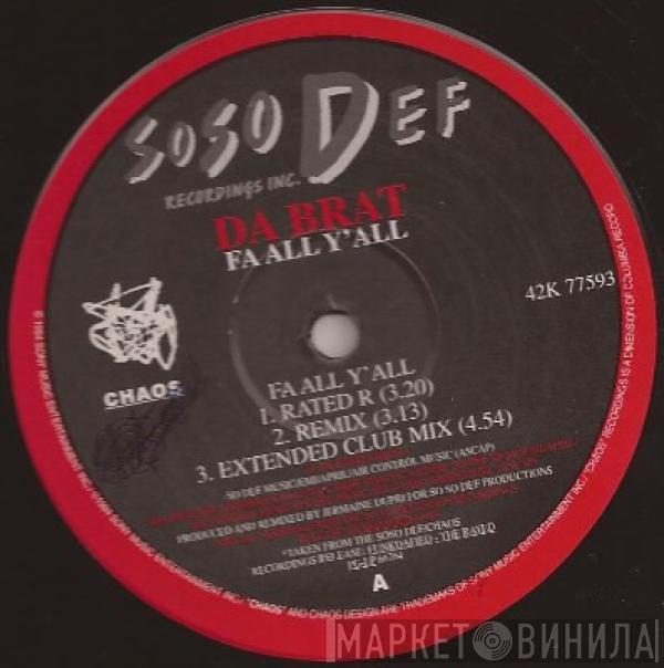  Da Brat  - Fa All Y'All