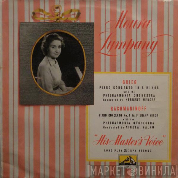 Dame Moura Lympany, Edvard Grieg, Sergei Vasilyevich Rachmaninoff, Philharmonia Orchestra, Herbert Menges, Nicolai Malko - Piano Concerto In A Minor / Piano Concerto No. 1 In F Sharp Minor