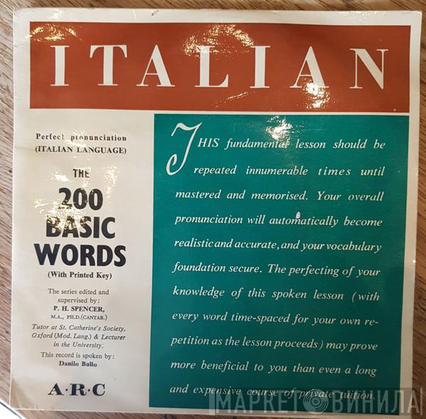Danilo Bullo - Italian - The 200 Basic Words