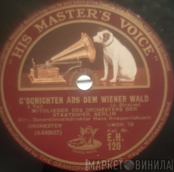 , Das Orchester Der Staatsoper Berlin , Hans Knappertsbusch  Johann Strauss Jr.  - G'schichten Aus Dem Wiener Wald
