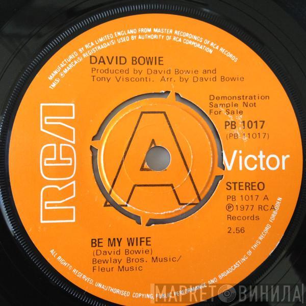  David Bowie  - Be My Wife / Speed Of Life