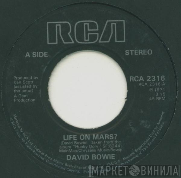  David Bowie  - Life On Mars / The Man Who Sold The World