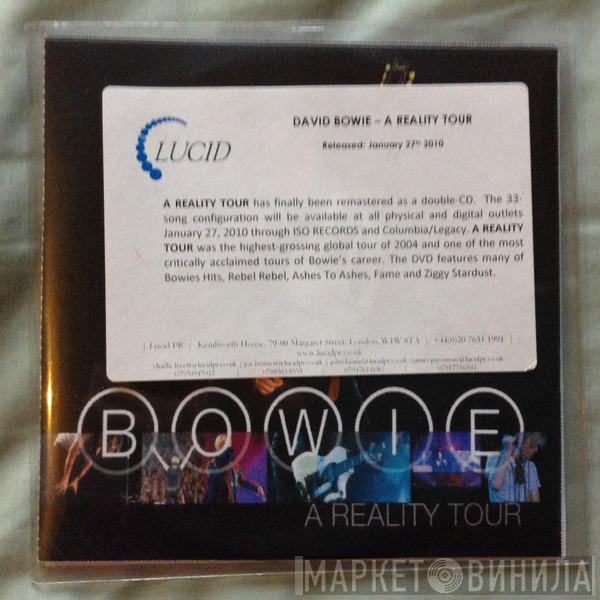  David Bowie  - A Reality Tour