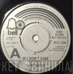 David Cassidy - If I Didn't Care