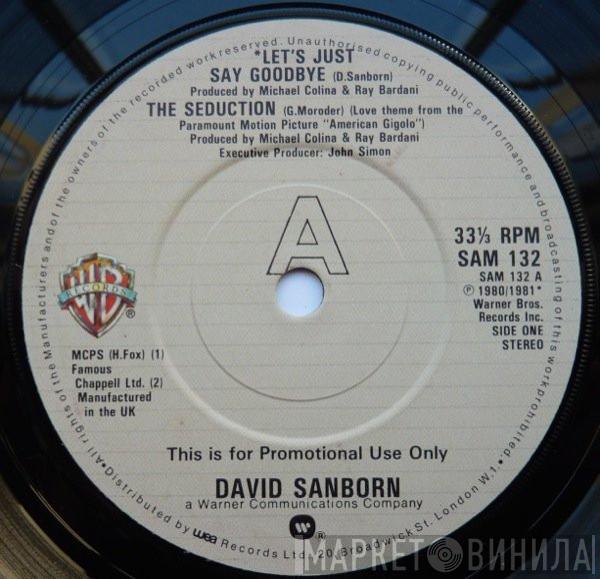 David Sanborn - Let's Just Say Goodbye