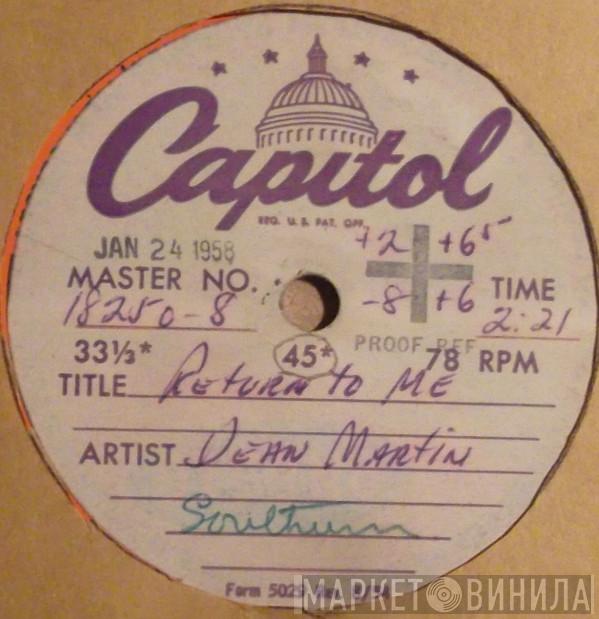  Dean Martin  - Return To Me