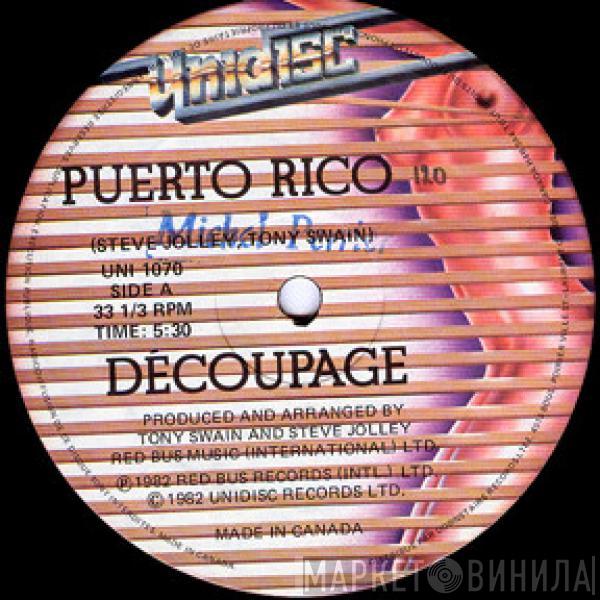  Decoupage  - Puerto Rico