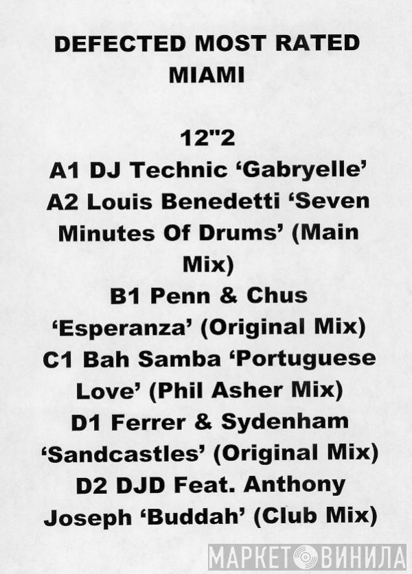  - Defected Most Rated Miami 12"2