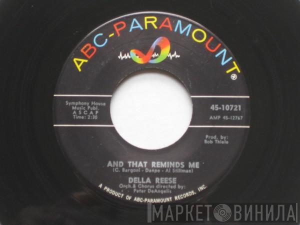  Della Reese  - And That Reminds Me / I Only Want A Buddy Not A Sweetheart