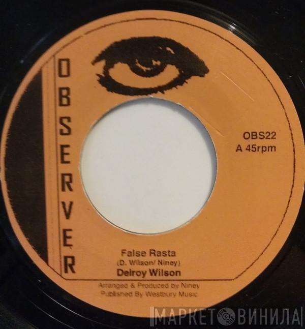 Delroy Wilson - False Rasta / Halfway Up The Stairs