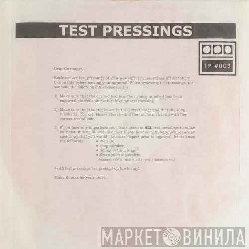 Demdike Stare - Testpressing #003