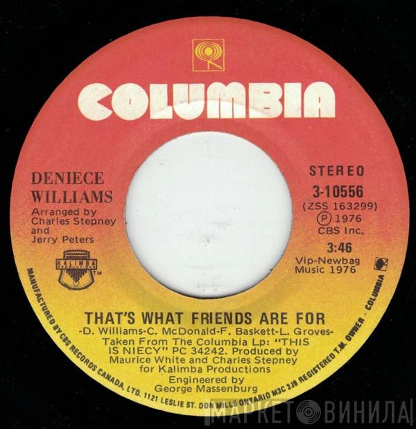  Deniece Williams  - That's What Friends Are For / It's Important To Me