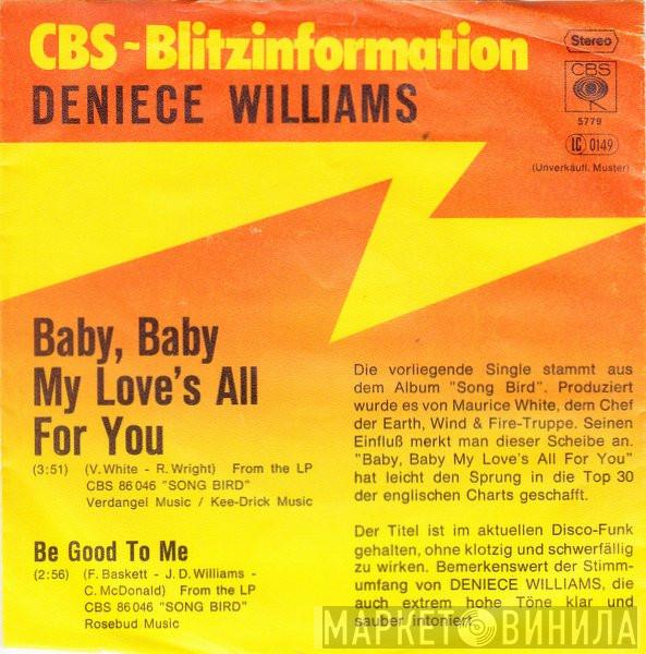  Deniece Williams  - Baby, Baby, My Love's All For You