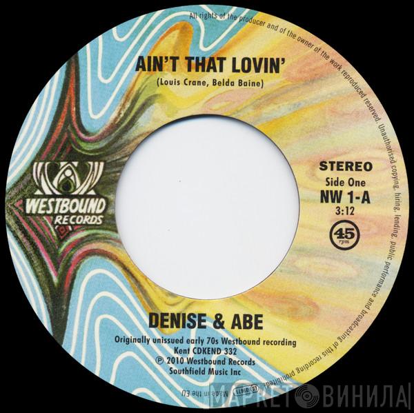 Denise & Abe, Arthur Alexander - Ain't That Lovin' / You Better Listen To Me