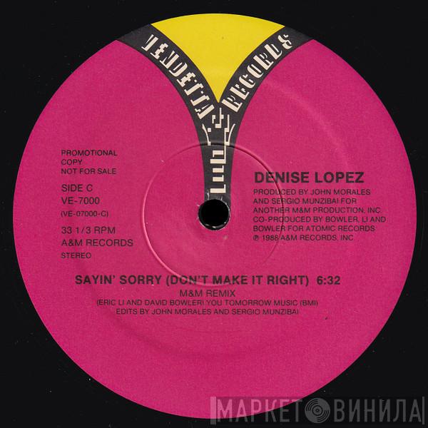  Denise Lopez  - Sayin' Sorry (Don't Make It Right) (Remixes)