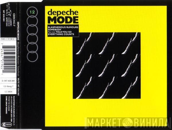  Depeche Mode  - Blasphemous Rumours / Somebody
