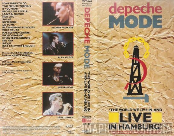  Depeche Mode  - 'The World We Live In And Live In Hamburg'